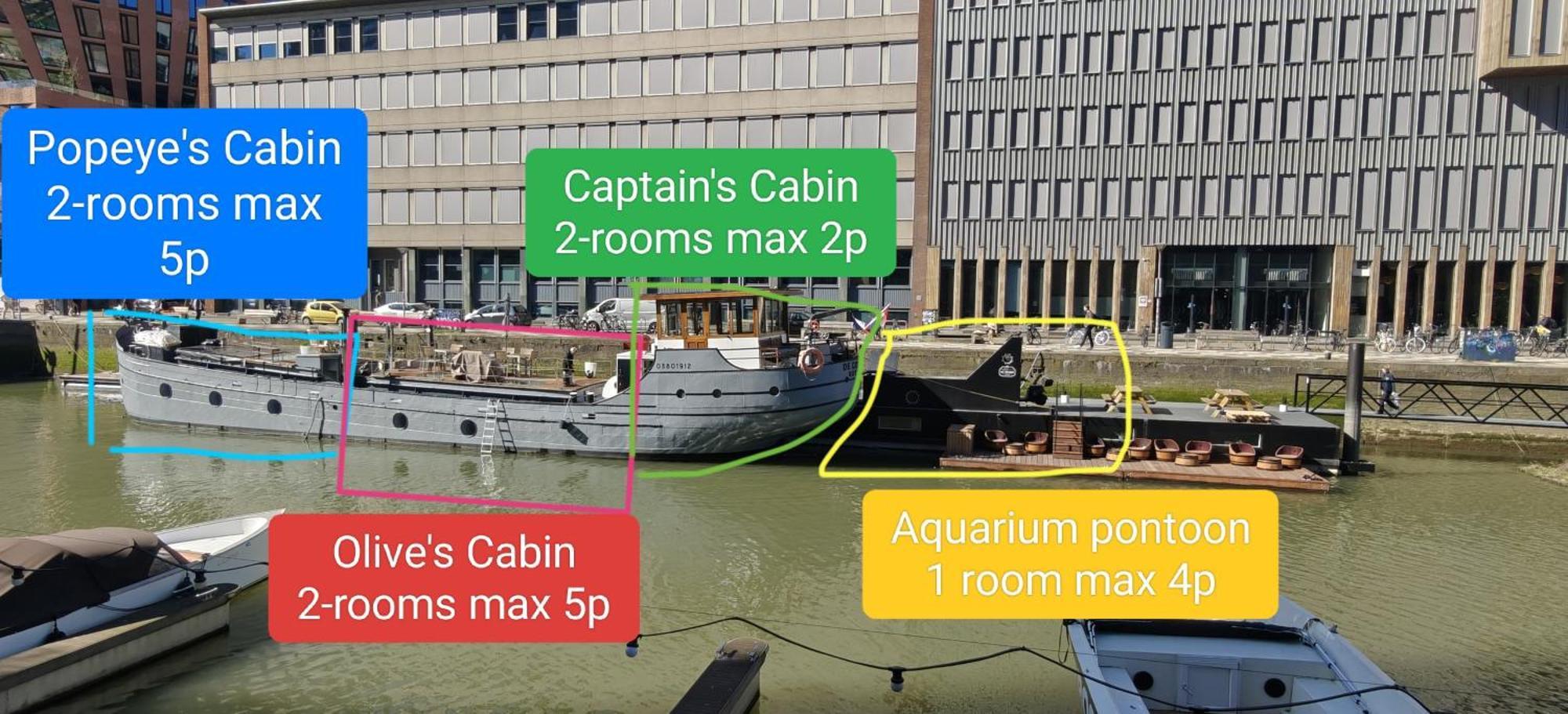 فندق De Coaster & Aquarium Ponton روتردام المظهر الخارجي الصورة